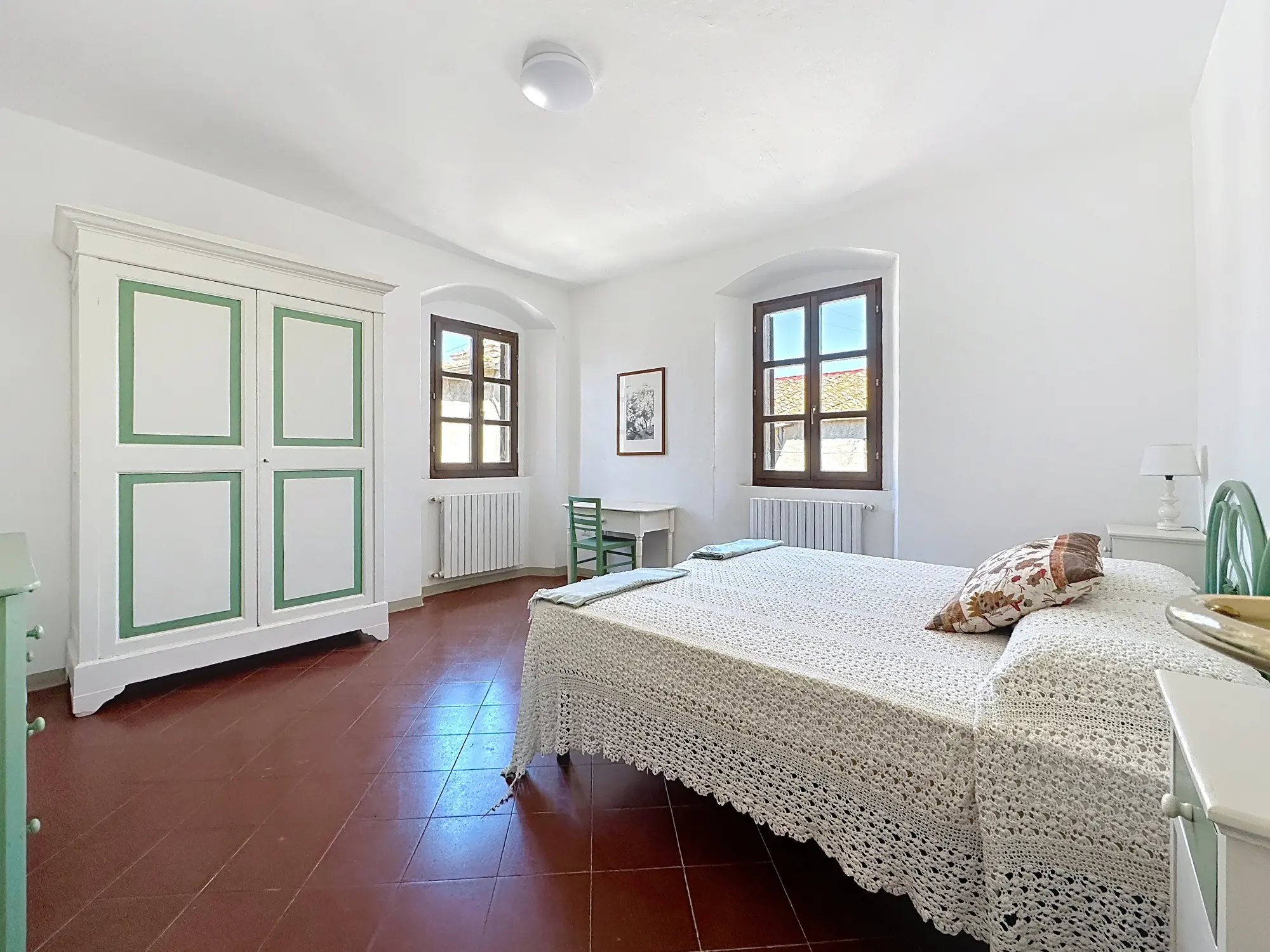 casa belvedere bolgheri schlafzimmer 2 doppelbett