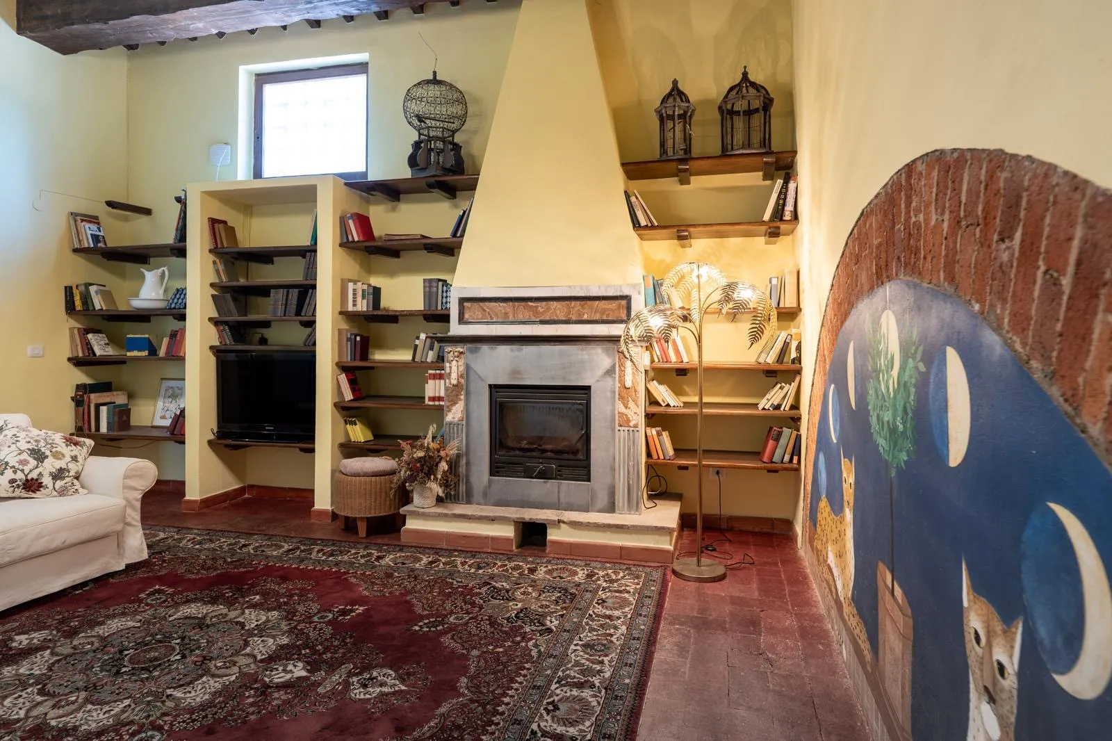 mulino rotone wohnzimmer couch kamin