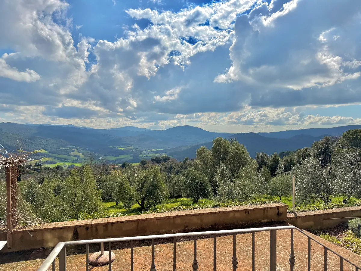 villa sassa terrasse ausblick